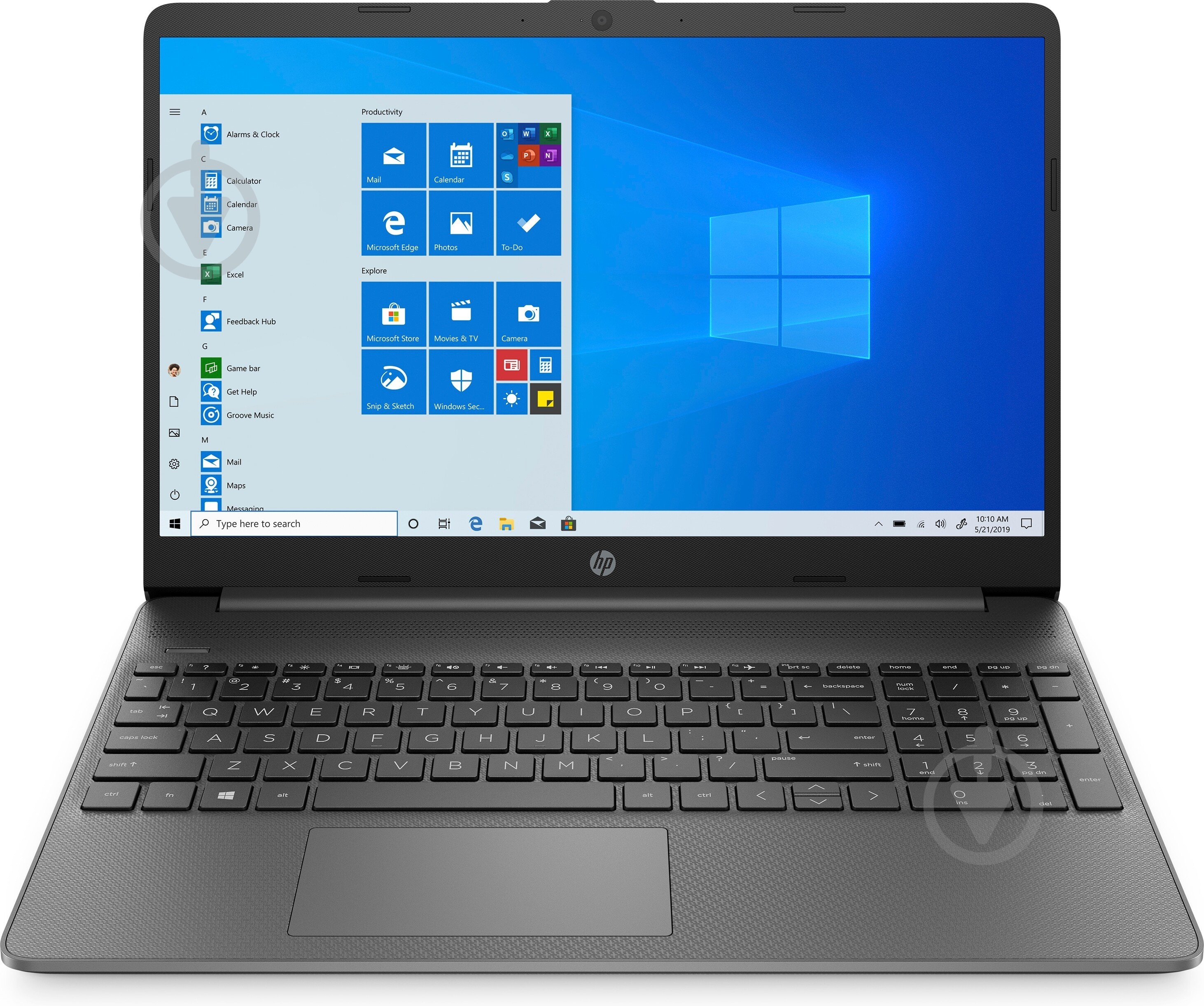Ноутбук HP 15s-eq2041ua 15,6 (422G8EA) grey - фото 1