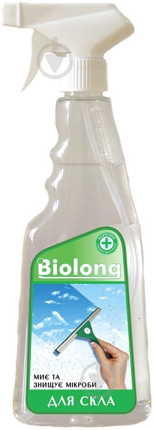 Средство моющее для стекла и зеркал Biolong 0,5л - фото 1