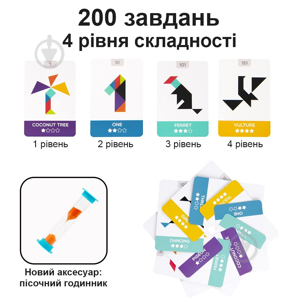 Игра настольная Mideer Танграм MD1135 - фото 2