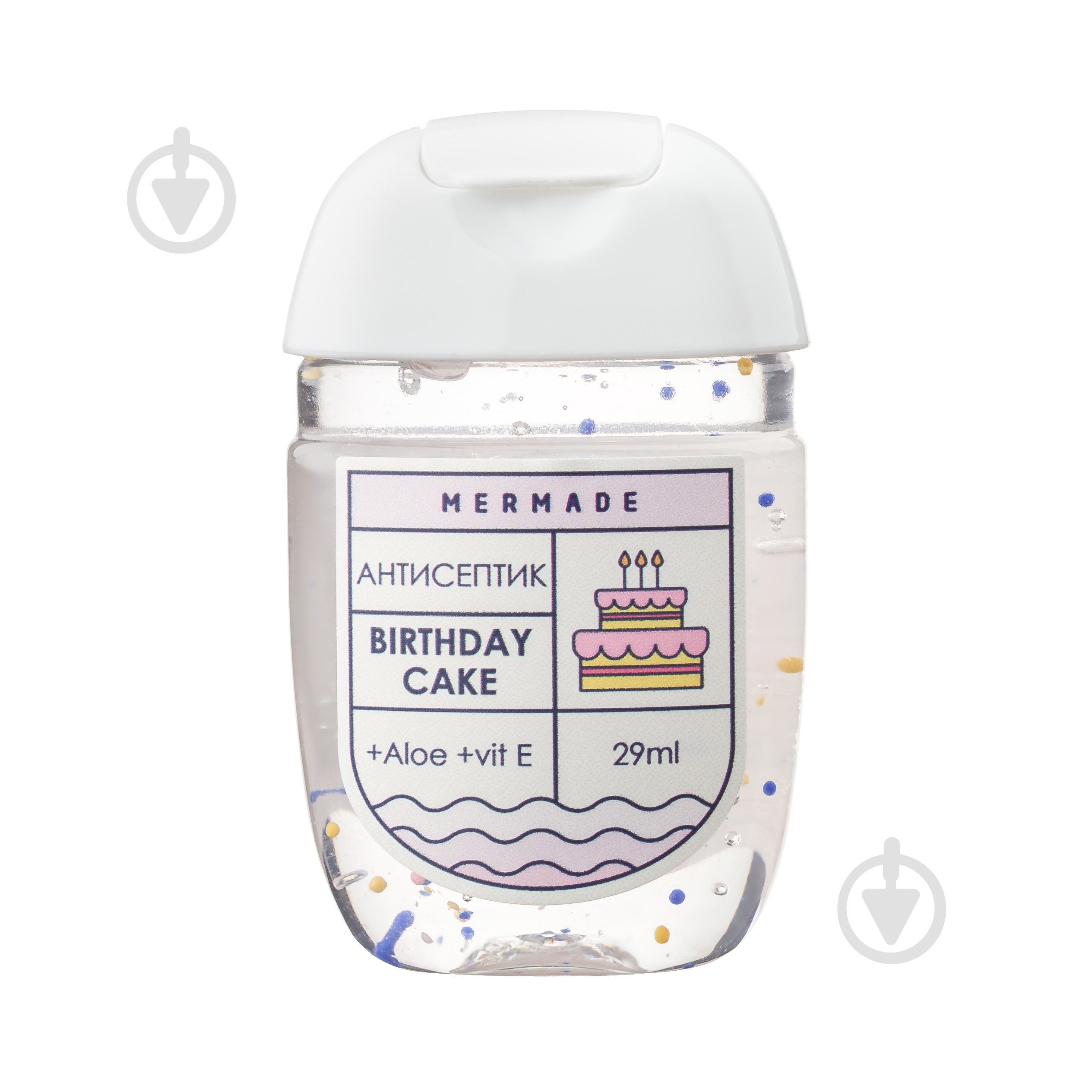 Антисептик Mermade Birthday Cake 29 мл - фото 1 Антисептик Mermade Birthday Cake 29 мл - фото 1