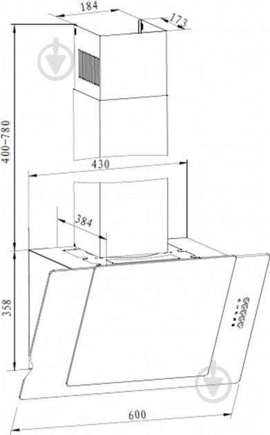 Вытяжка Liberty Emily 60 B - фото 2