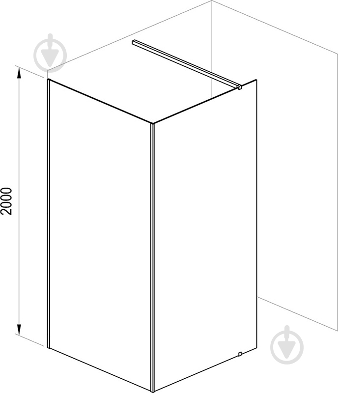Душевые двери Ravak Walk-IN Cornel-120/80 - фото 2 Душевые двери Ravak Walk-IN Cornel-120/80 - фото 2