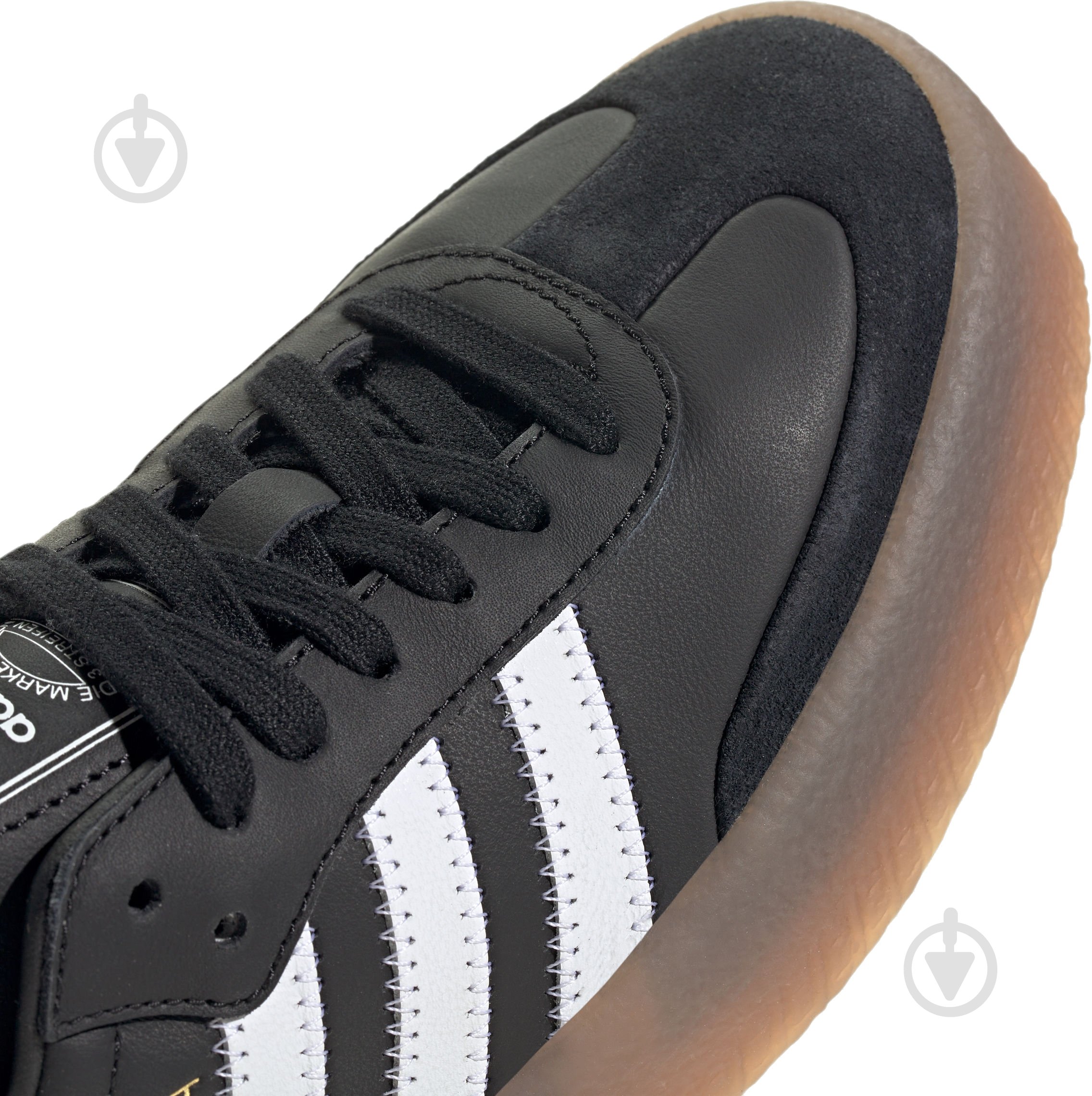 Кроссовки женские демисезонные Adidas SAMBAE W JI1350 р.38 2/3 черные с белым - фото 7