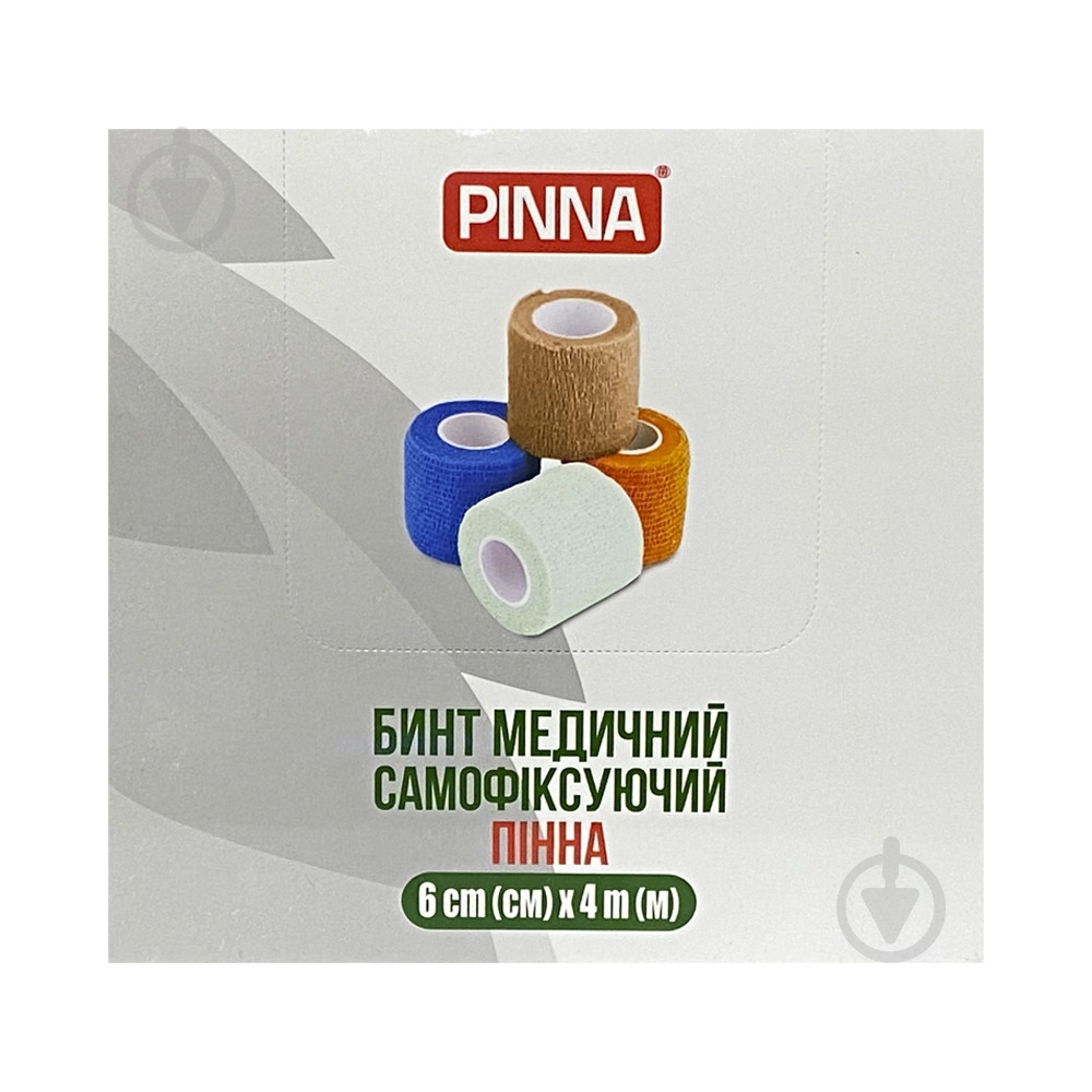 Бинт эластичный Самофиксирующийся 6 см х 4 м - фото 2