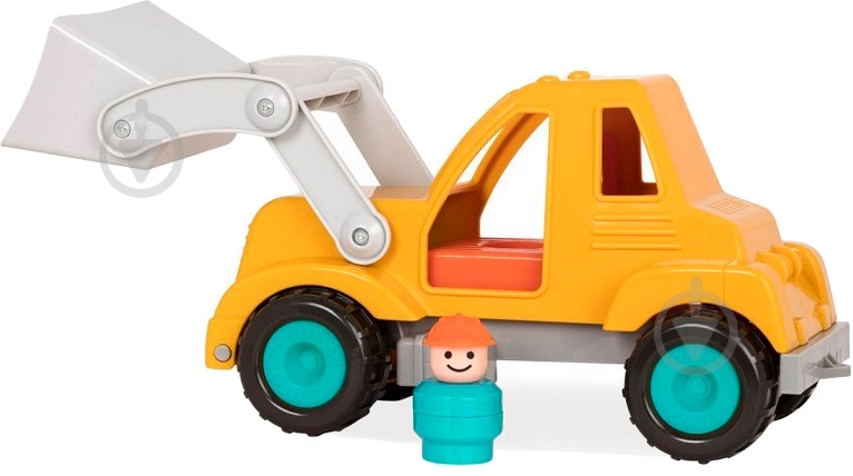 Игрушка Battat Экскаватор с фигуркой водителя - фото 3 Игрушка Battat Экскаватор с фигуркой водителя - фото 3
