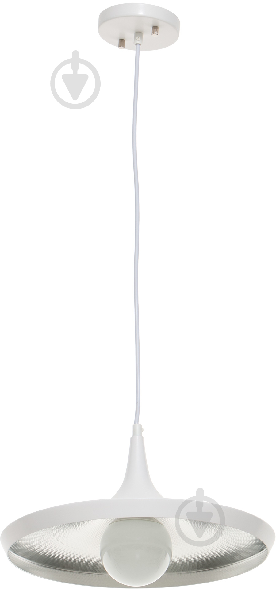 Подвес Victoria Lighting 1x60 Вт E27 белый Venice-1/SP1 - фото 1