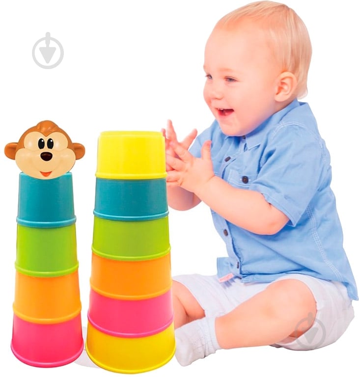 Игровой набор Kiddieland Пирамидка обезьянки - фото 3