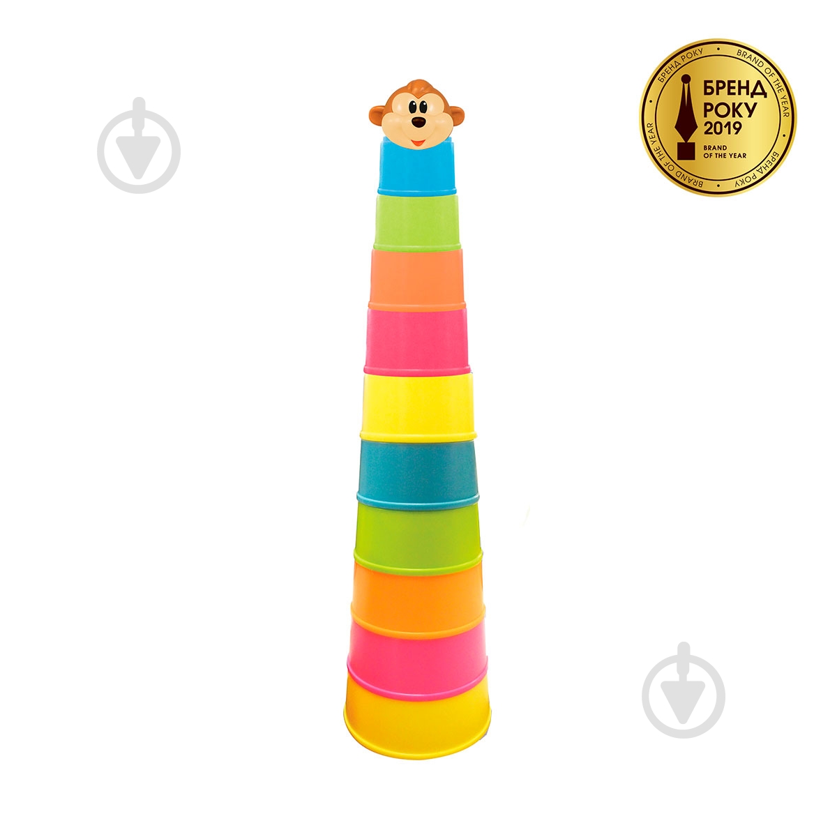 Игровой набор Kiddieland Пирамидка обезьянки - фото 1