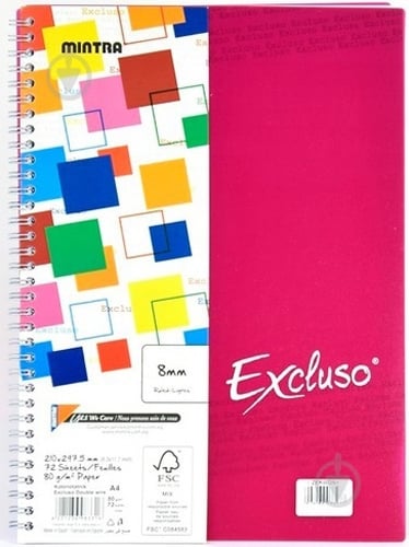 Блокнот Excluso A4 72 листа красный 983311 Mintra - фото 1 Блокнот Excluso A4 72 листа красный 983311 Mintra - фото 1