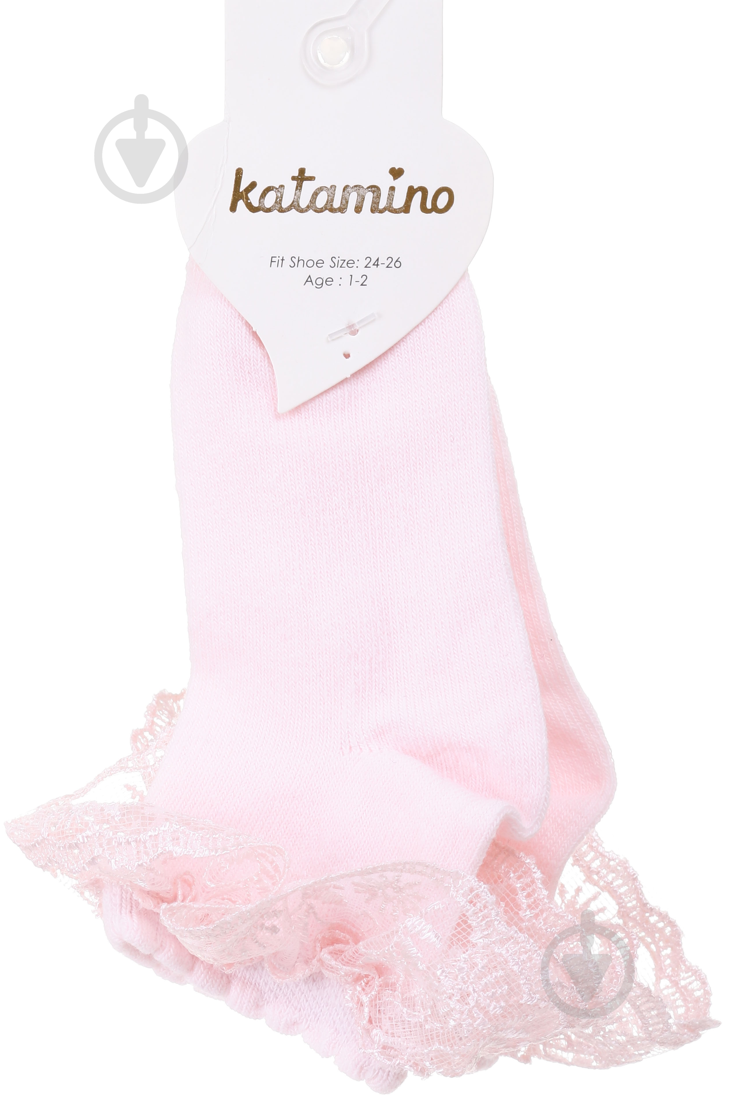Шкарпетки для дівчаток KATAMINO K22032 р.1-2 рожевий - фото 1