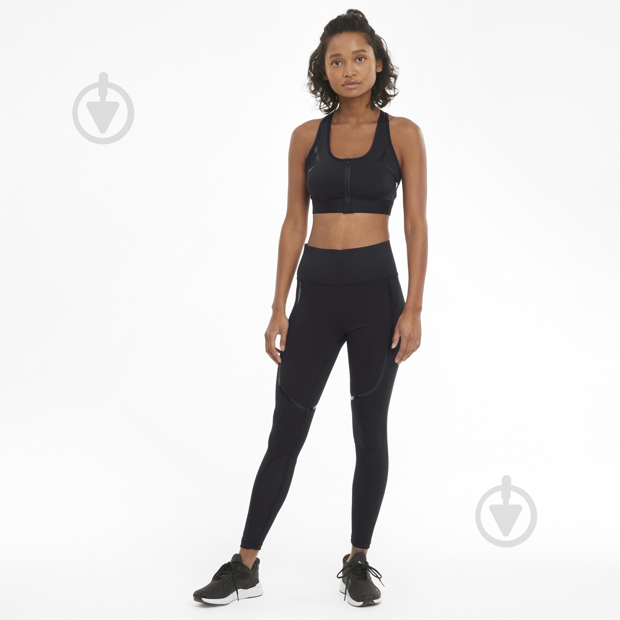 Бра Puma High Impact Front Zip Bra 52029501 р.S чорний - фото 5
