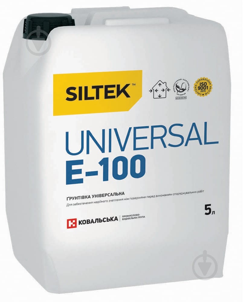 Грунтовка глубокопроникающая Siltek Universal Е-100 5 л - фото 1