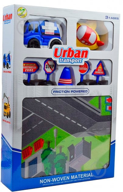 Игровой набор Shantou коврик детский с машинками MY9402A - фото 1