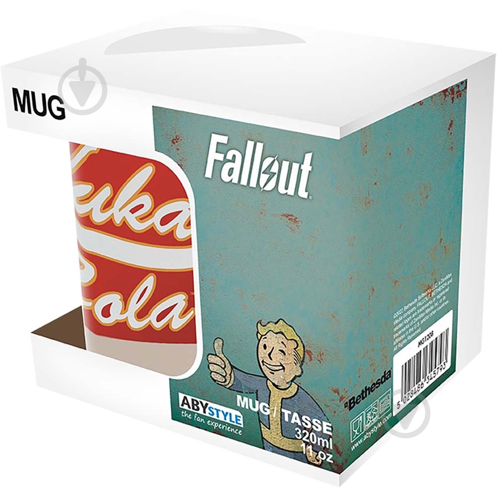 Чашка ABYstyle FALLOUT Nuka Cola 320 мл (MG1208) - фото 5