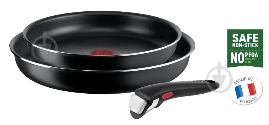 Набір посуду Tefal Easy Cook & Clean 3 предмети L1539143 - фото 3 Набір посуду Tefal Easy Cook & Clean 3 предмети L1539143 - фото 3