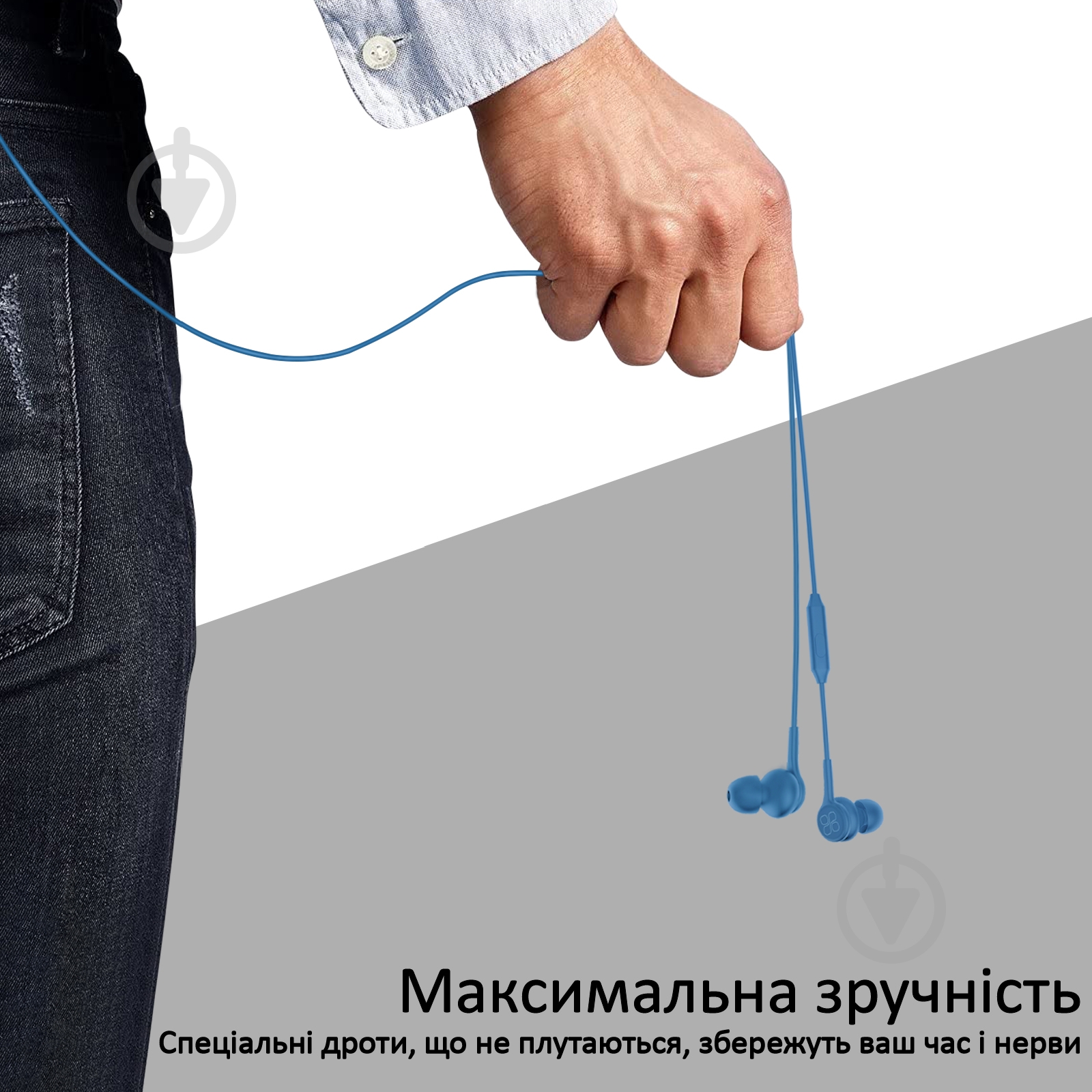 Навушники Promate Duet blue (duet.blue) - фото 6