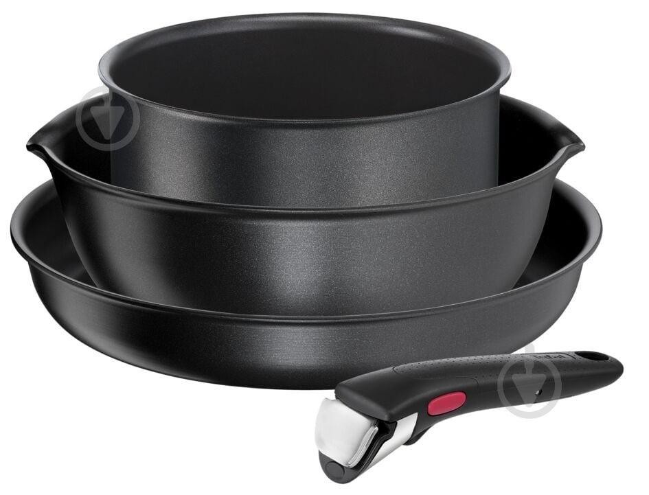 Набор посуды Tefal Ingenio Daily Chef 4 предмета L7629453 - фото 1 Набор посуды Tefal Ingenio Daily Chef 4 предмета L7629453 - фото 1