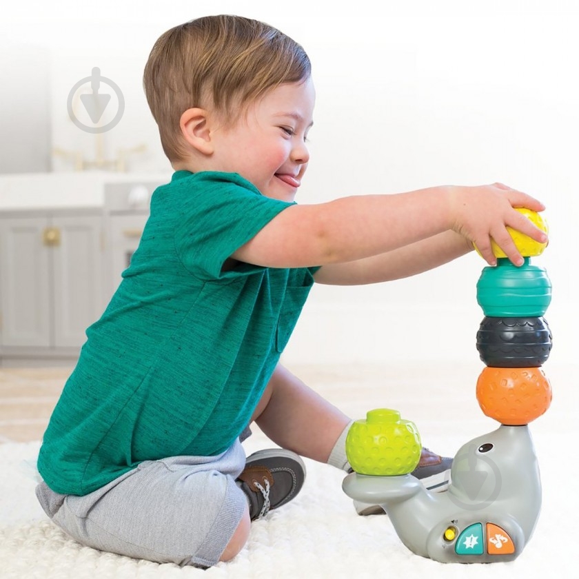 Игрушка развивающая Infantino Тюлень - фото 3 Игрушка развивающая Infantino Тюлень - фото 3