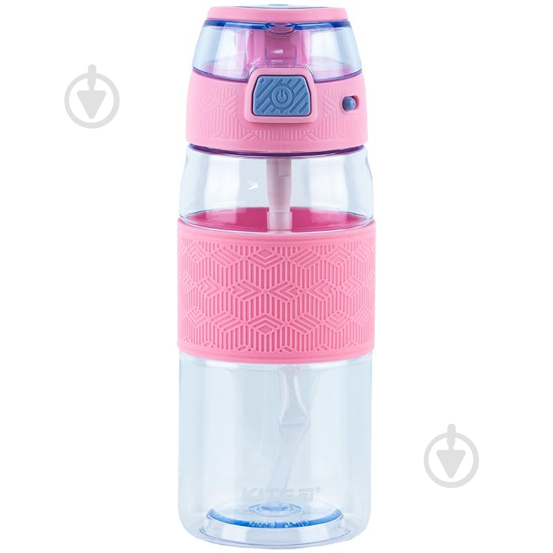 Бутылка для воды KITE K24-1201-3 600 мл розовая - фото 1 Бутылка для воды KITE K24-1201-3 600 мл розовая - фото 1