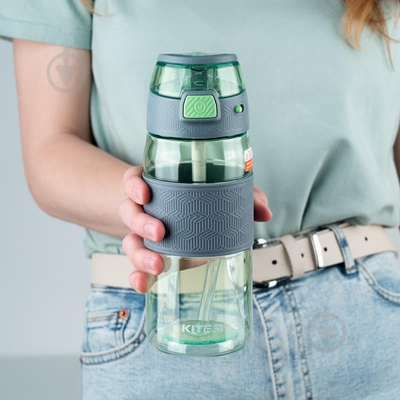 Пляшка для води KITE K24-1201-2 600 мл зелена - фото 5