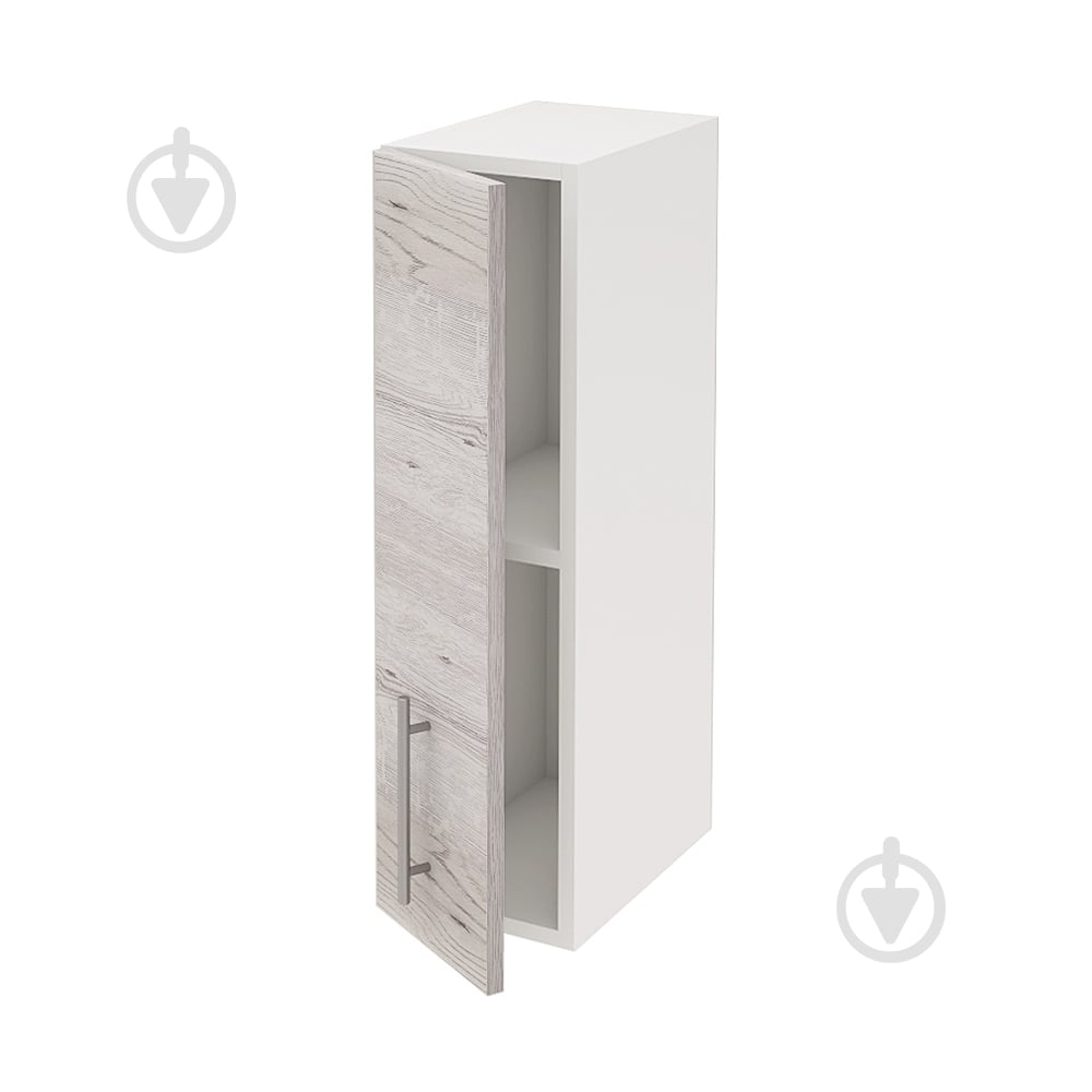 Шафа верхня Руна МВ 200x718x300 мм дуб полярний/білий ROKO - фото 2 Шафа верхня Руна МВ 200x718x300 мм дуб полярний/білий ROKO - фото 2