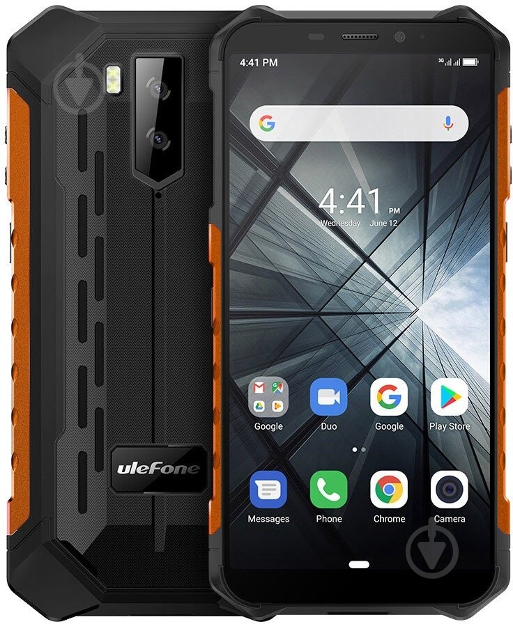 Смартфон Ulefone Armor X3 2/32GB orange - фото 1 Смартфон Ulefone Armor X3 2/32GB orange - фото 1