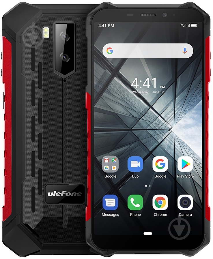 Смартфон Ulefone Armor X3 2/32GB red - фото 1 Смартфон Ulefone Armor X3 2/32GB red - фото 1
