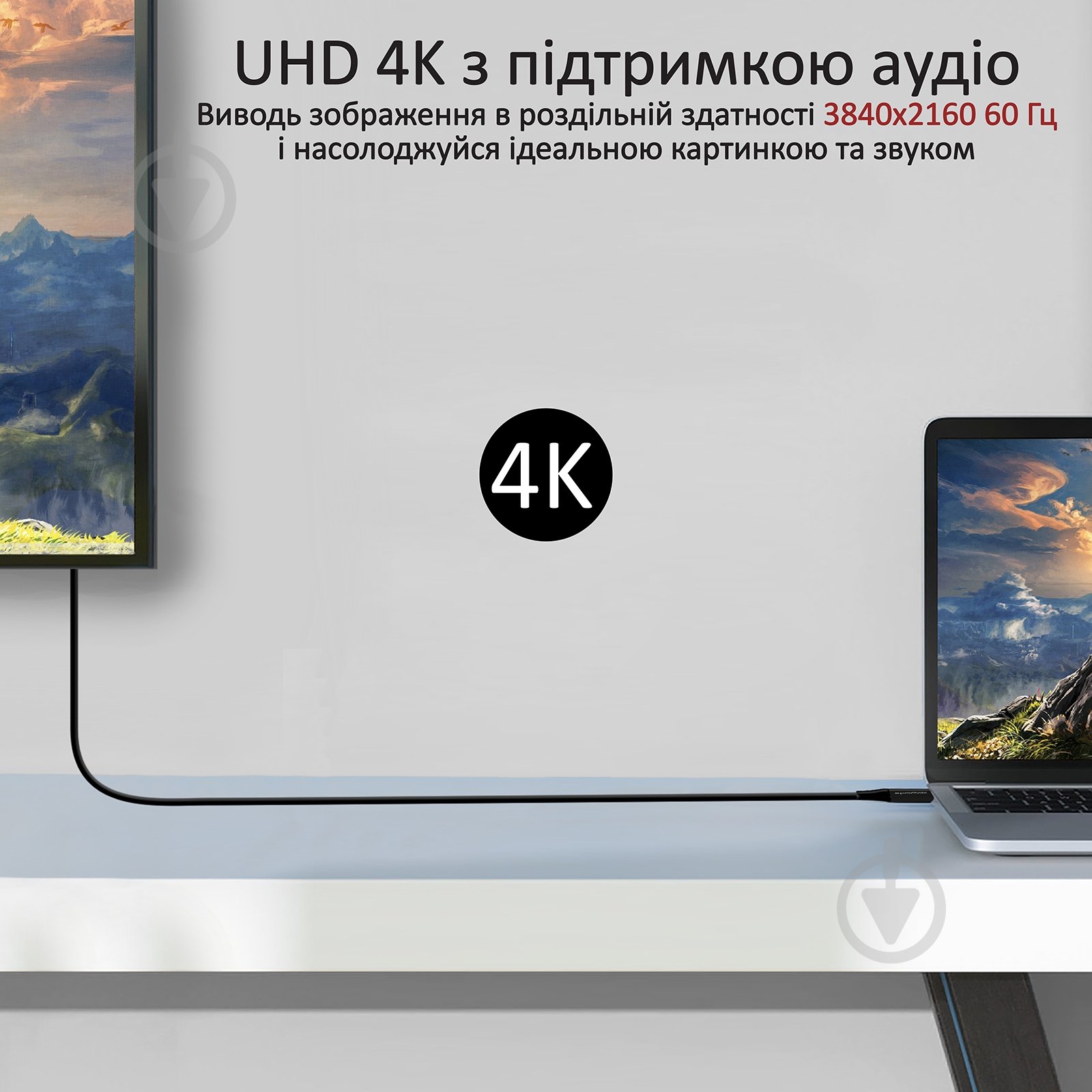 Кабель Promate ThunderLink-C20+ USB Type-C/USB Type-C 100W PD 1,5 м чорний (thunderlink-c20+.black) - фото 3