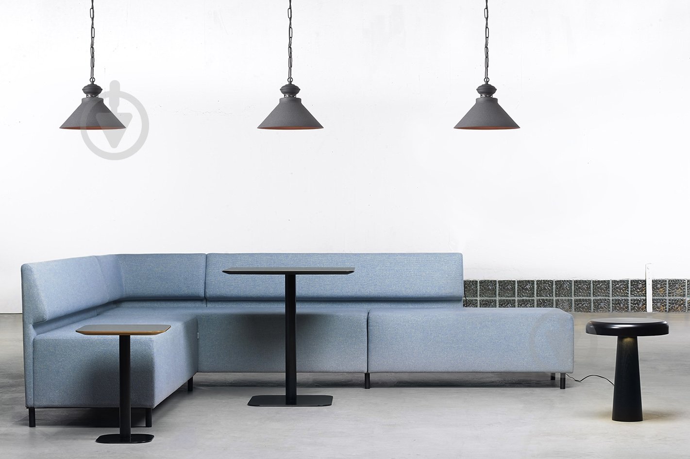 Подвес Vesta Light 1x40 Вт E14 серый LOFT 17221 - фото 4