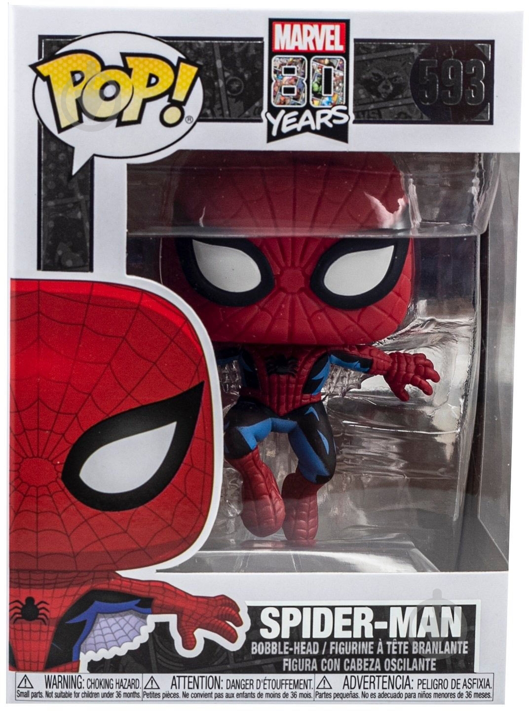 Фігурка Funko POP! Bobble Marvel 80 th First Appearance Spider-Man (FUN2549311) - фото 6