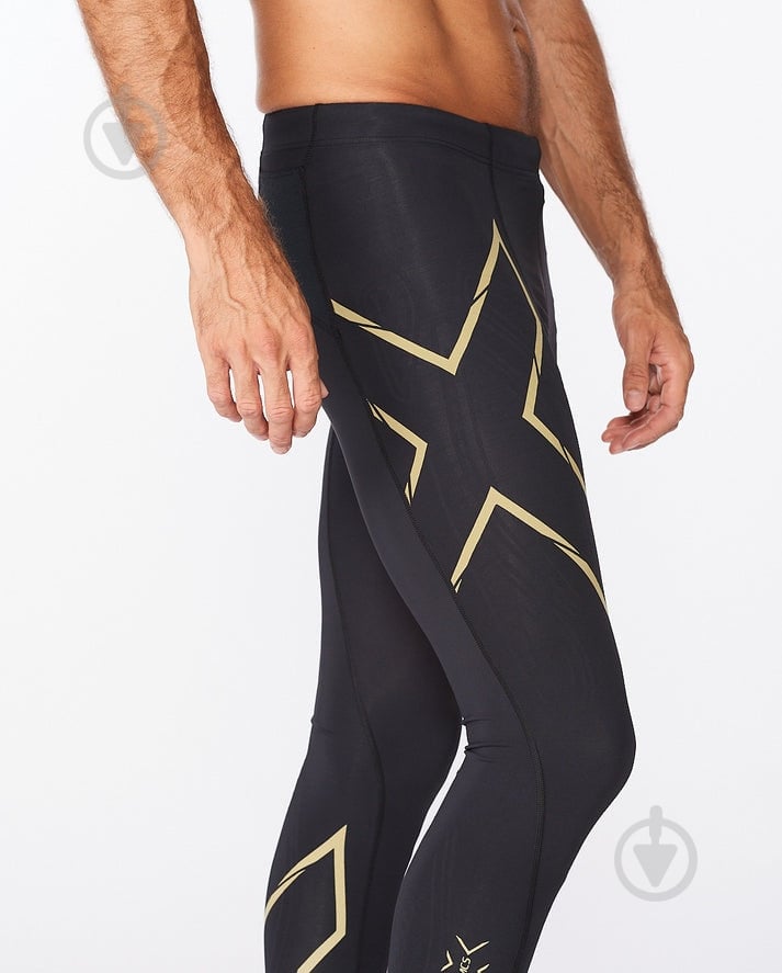 Тайтси 2XU Light Speed Compression Tights 1/1 MA5305b_BLK/GRF р.M чорний - фото 6