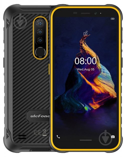Смартфон Ulefone Armor X8 4/64GB orange - фото 1 Смартфон Ulefone Armor X8 4/64GB orange - фото 1
