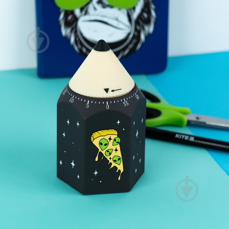 Таймер KITE механический Space K24-171-2 черный - фото 4