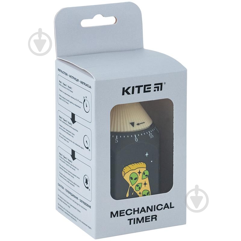 Таймер KITE механический Space K24-171-2 черный - фото 3