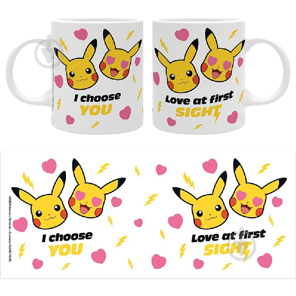 Чашка Pokemon Love at First Sight 320 мл (TGGMUG266) - фото 3