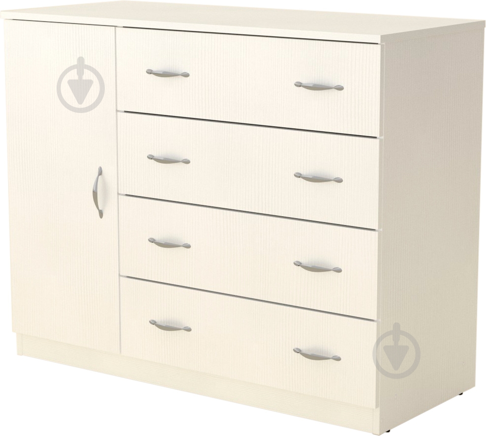 УЦЕНКА! Комод Компанит 4+1Б нимфея альба - фото 1