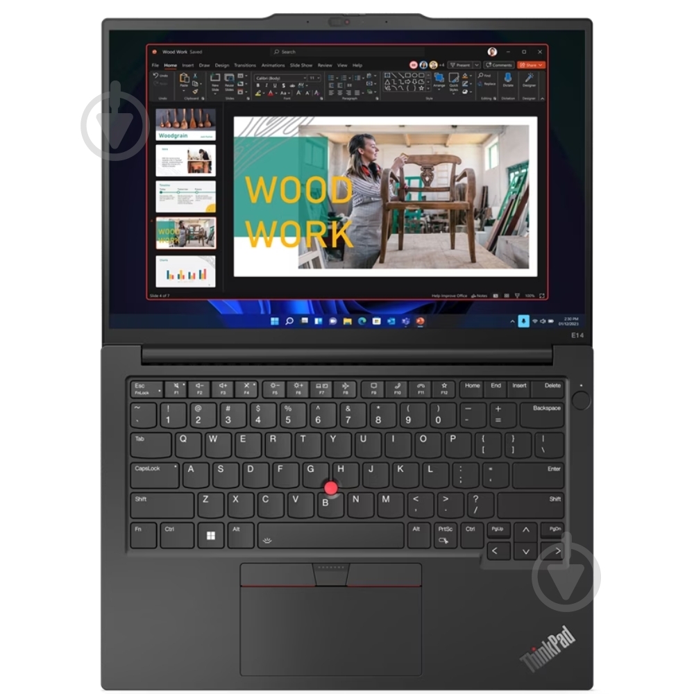 Ноутбук Lenovo ThinkPad E14 Gen 5 14" (21JR0034RA) graphite black - фото 4