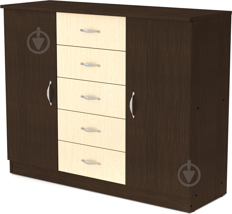 УЦЕНКА! Комод Компанит 5+2 венге - фото 1