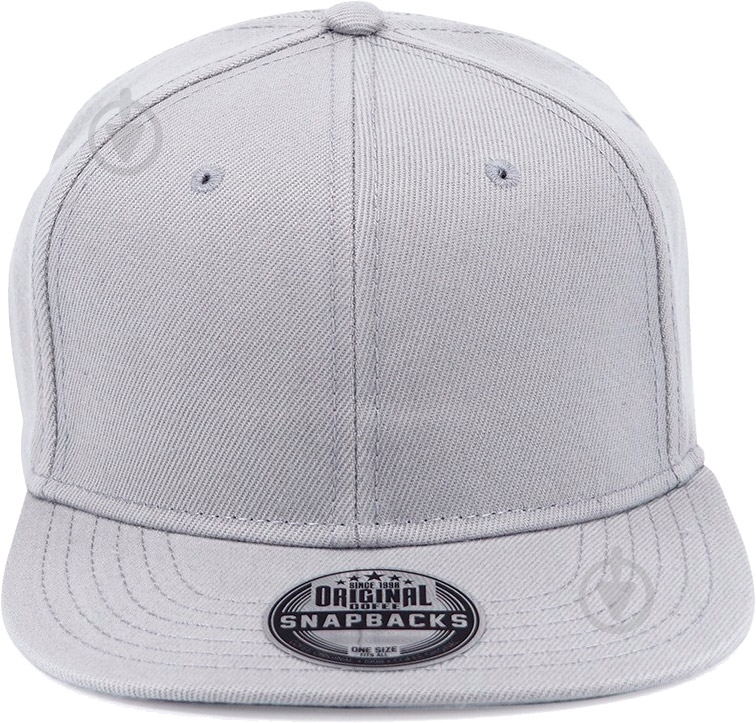 Кепка Cofee Snap Solid 2021-7А one size серый - фото 1