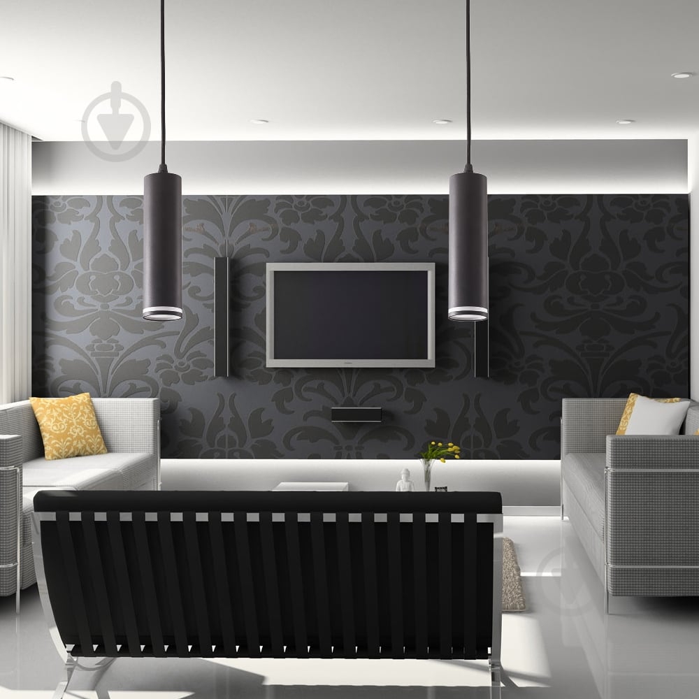 Підвіс LightMaster 1x12 Вт GU10 чорний MLS128 MR16/GU10 чорний - фото 5