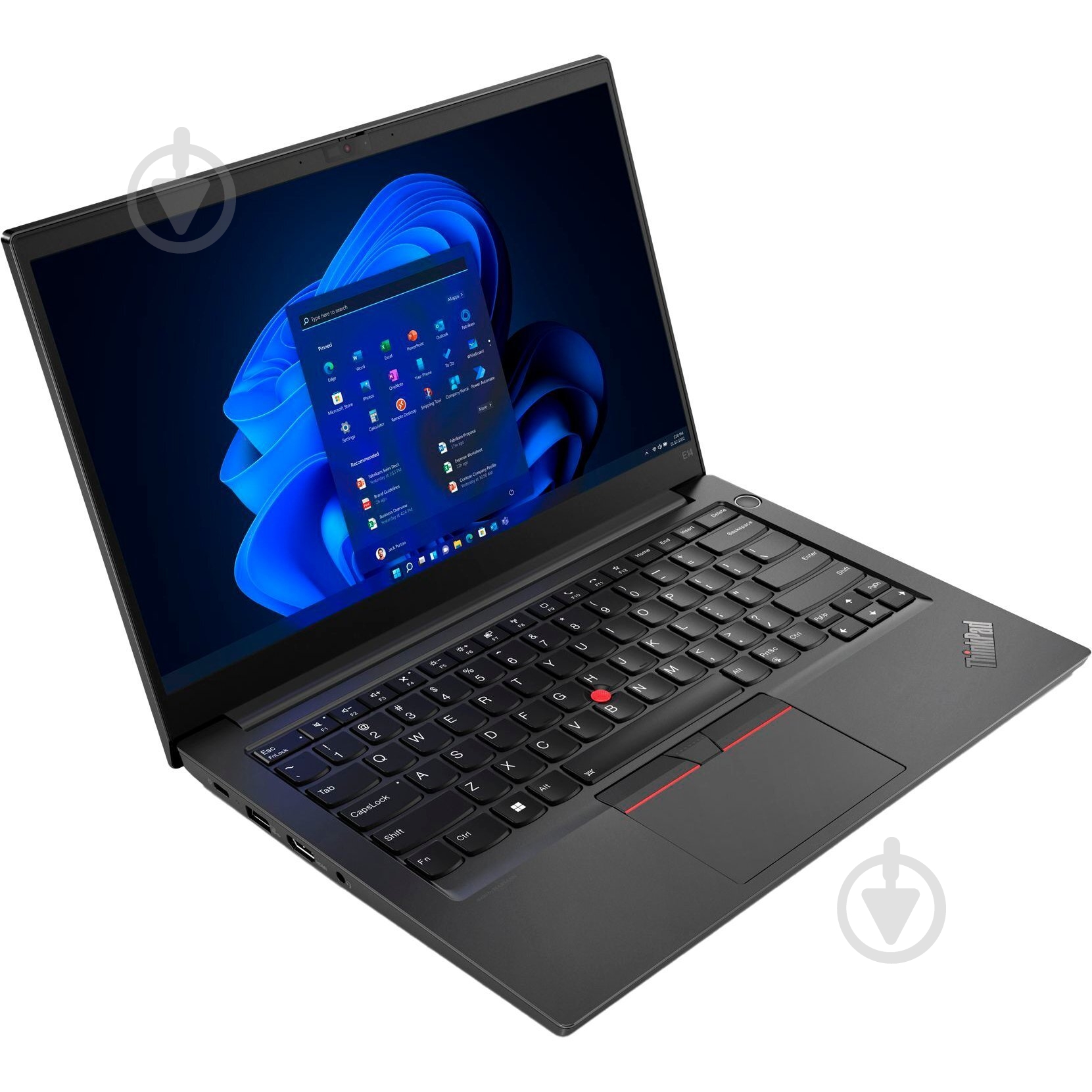 Ноутбук Lenovo ThinkPad E14 Gen 5 14" (21JR0035RA) graphite black - фото 1