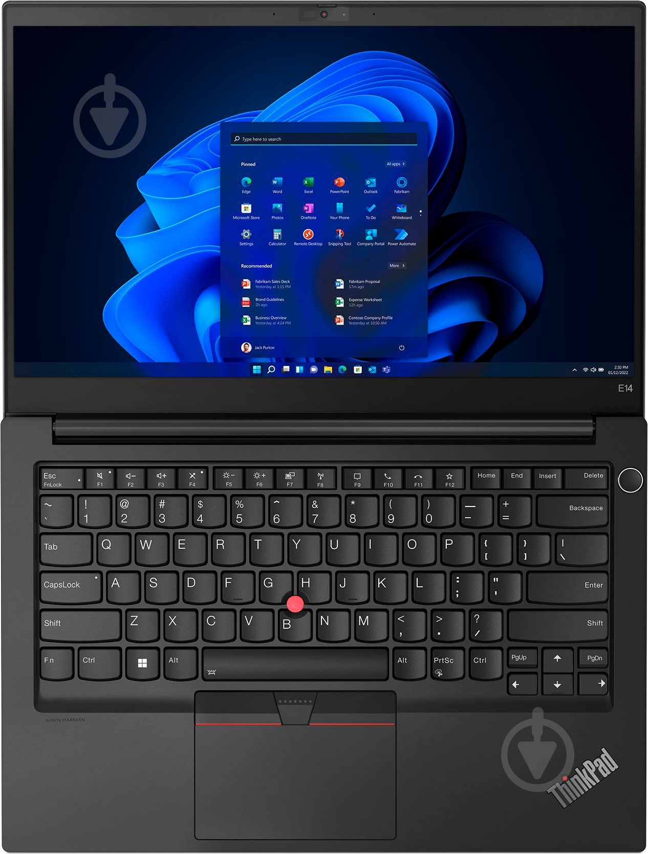 Ноутбук Lenovo ThinkPad E14 Gen 5 14" (21JR0035RA) graphite black - фото 13