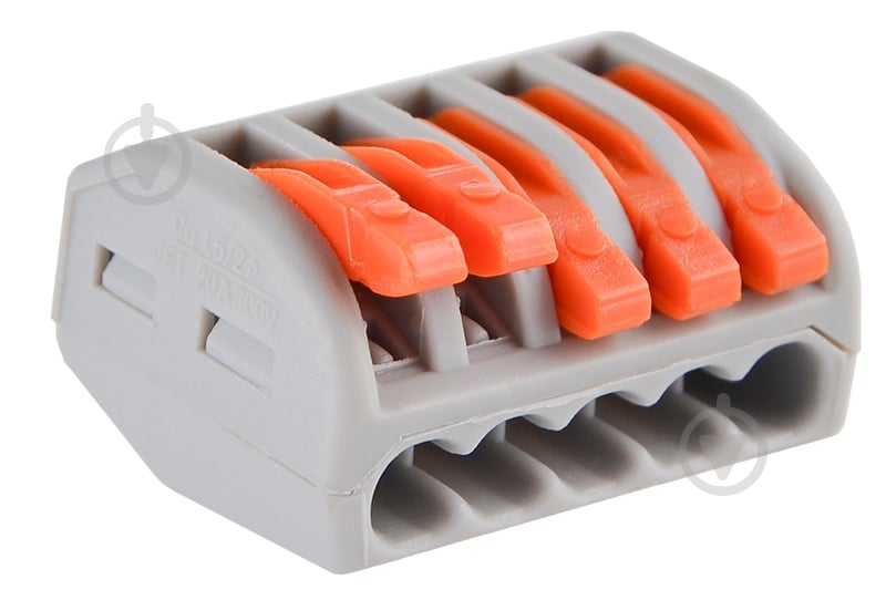 Клемма АСКО-Укрем АСС-105 серый - фото 1 Клемма АСКО-Укрем АСС-105 серый - фото 1