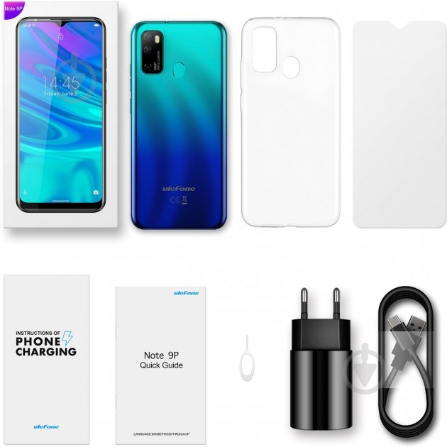 Смартфон Ulefone Note 9P 4/64GB midnight green - фото 8 Смартфон Ulefone Note 9P 4/64GB midnight green - фото 8