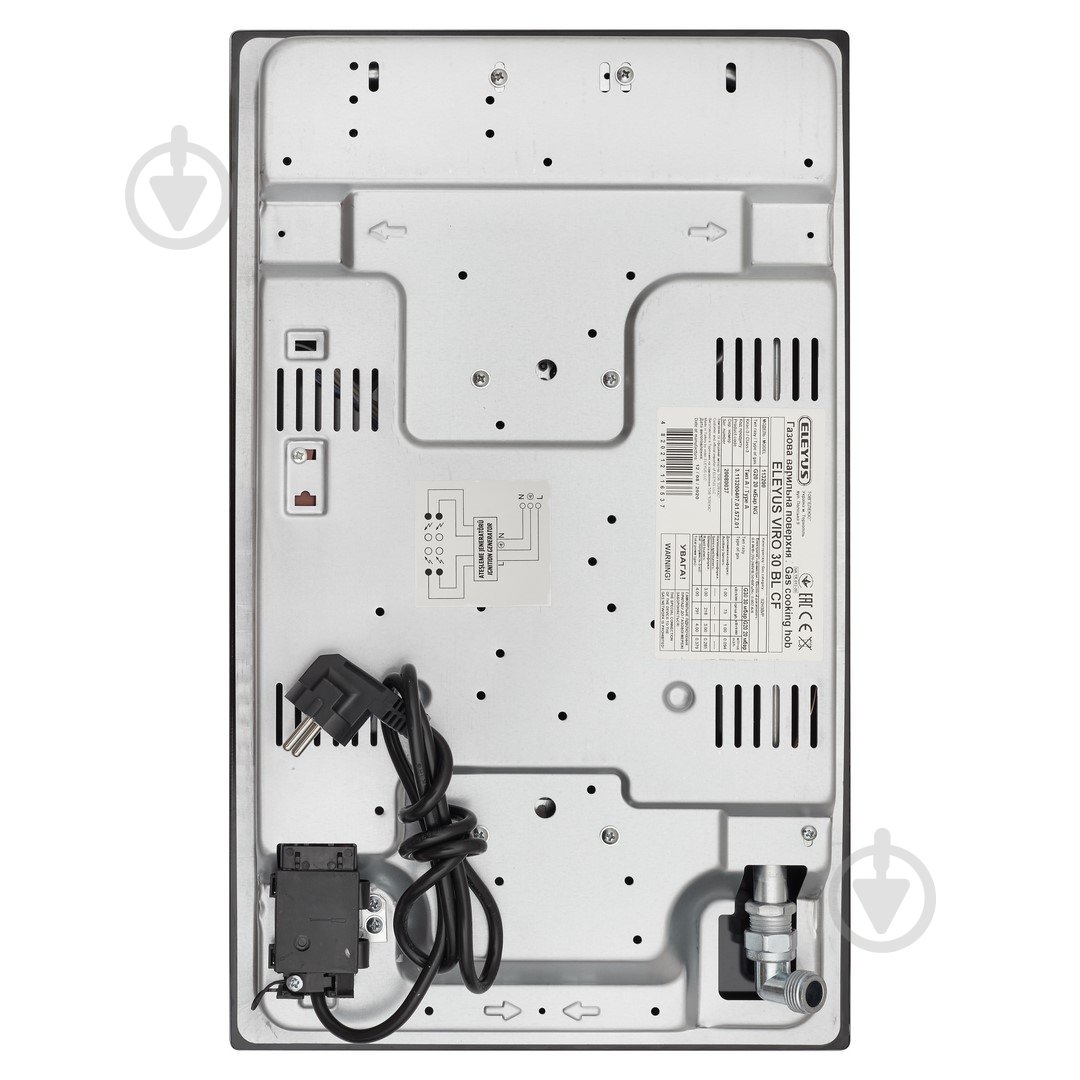 Варочная поверхность газовая Eleyus VIRO 30 BL CF - фото 10