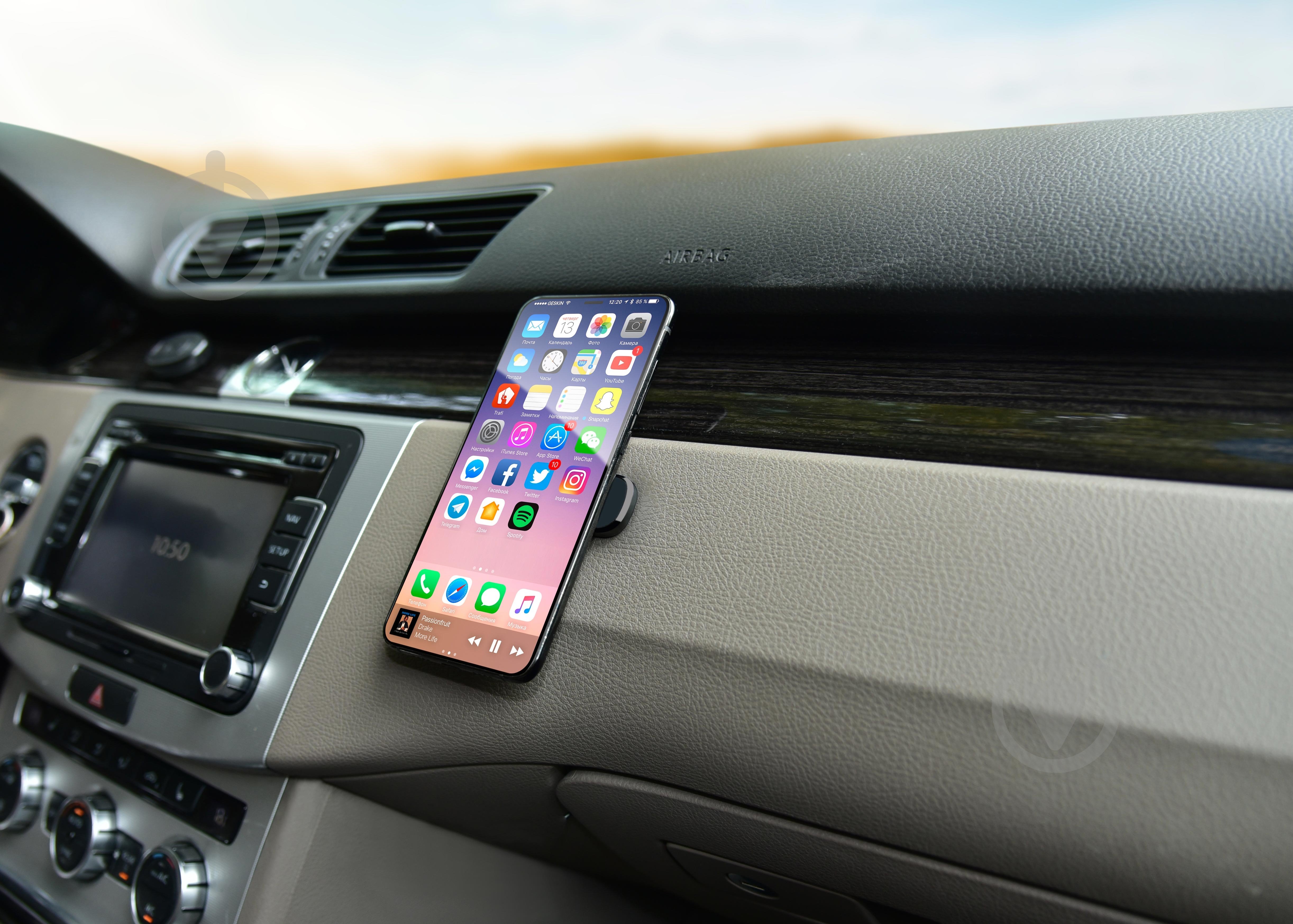 Держатель магнитный Auto Assistance AA-T06 черный - фото 8