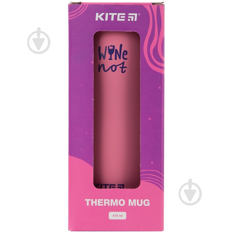 Термокружка KITE 410 мл Wine not - фото 5