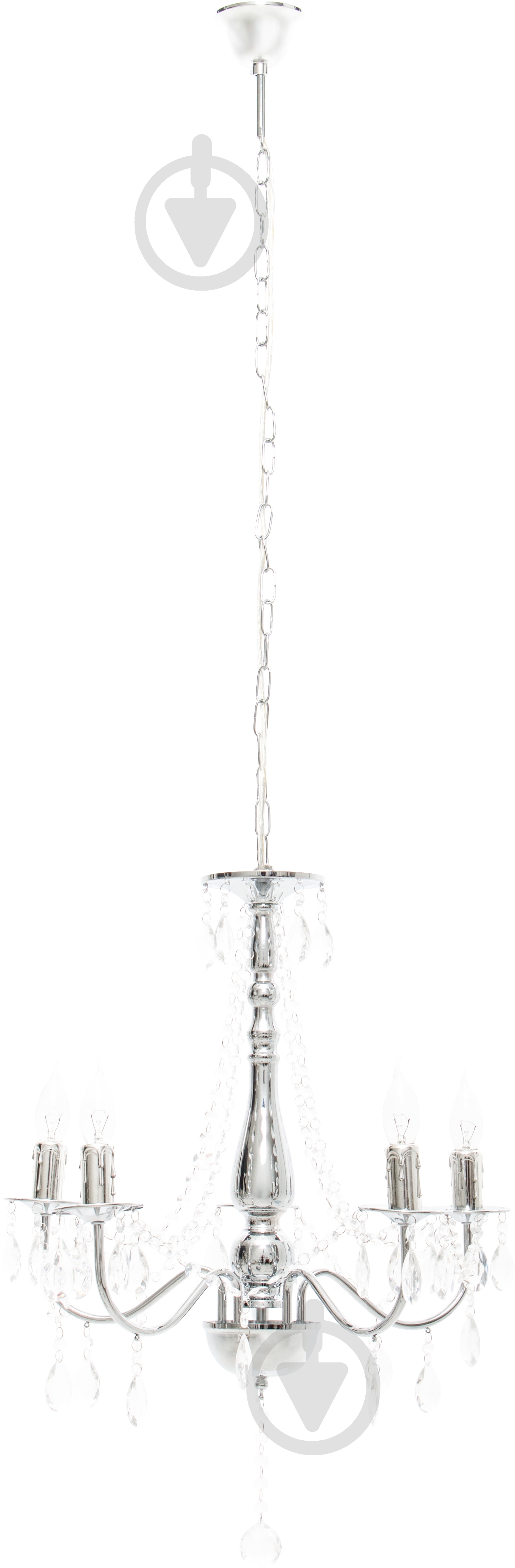 Люстра подвесная Globo William 5xE14 хром 63129-5 - фото 2 Люстра подвесная Globo William 5xE14 хром 63129-5 - фото 2