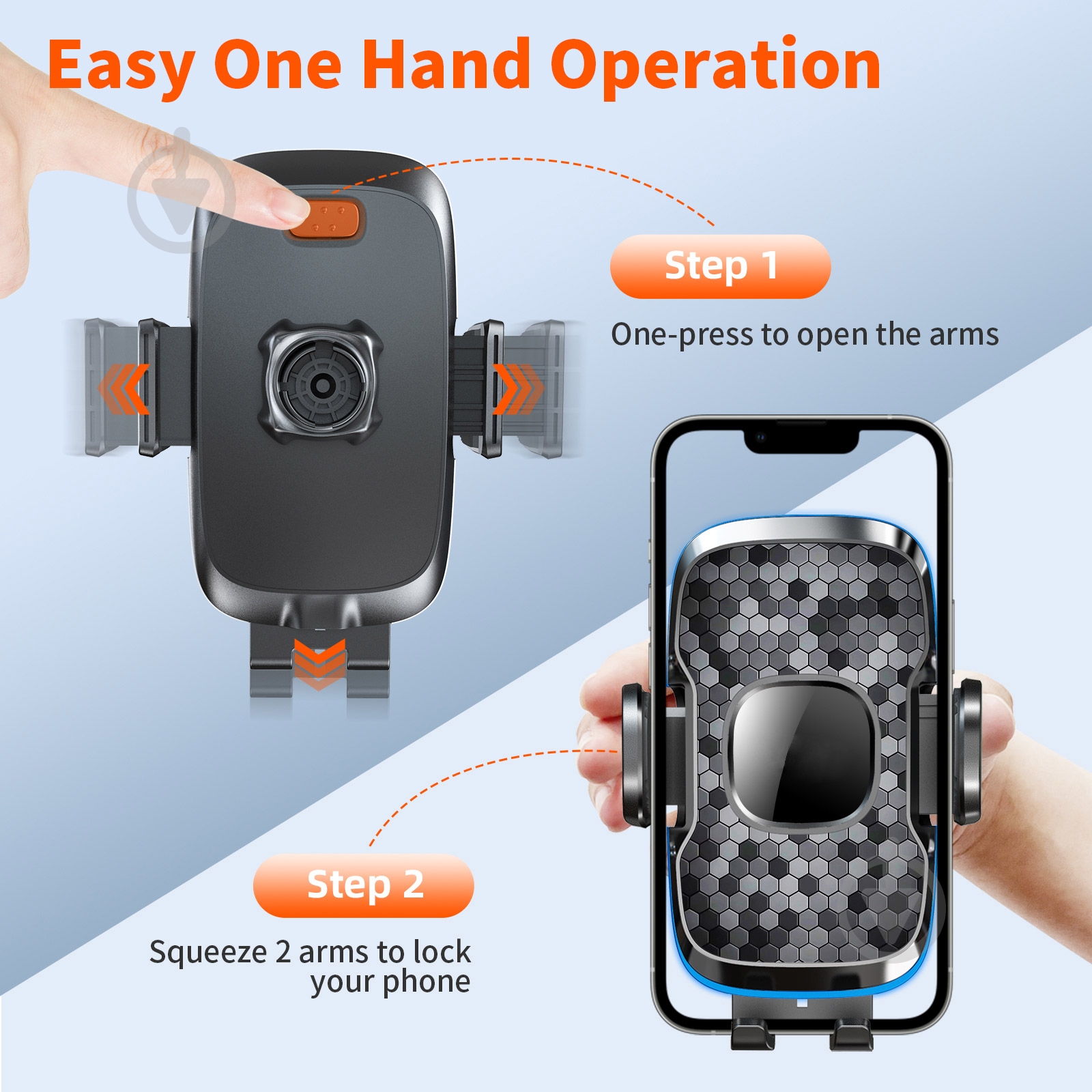 Держатель для смартфона Auto Assistance AP-С13 черный - фото 6 Держатель для смартфона Auto Assistance AP-С13 черный - фото 6