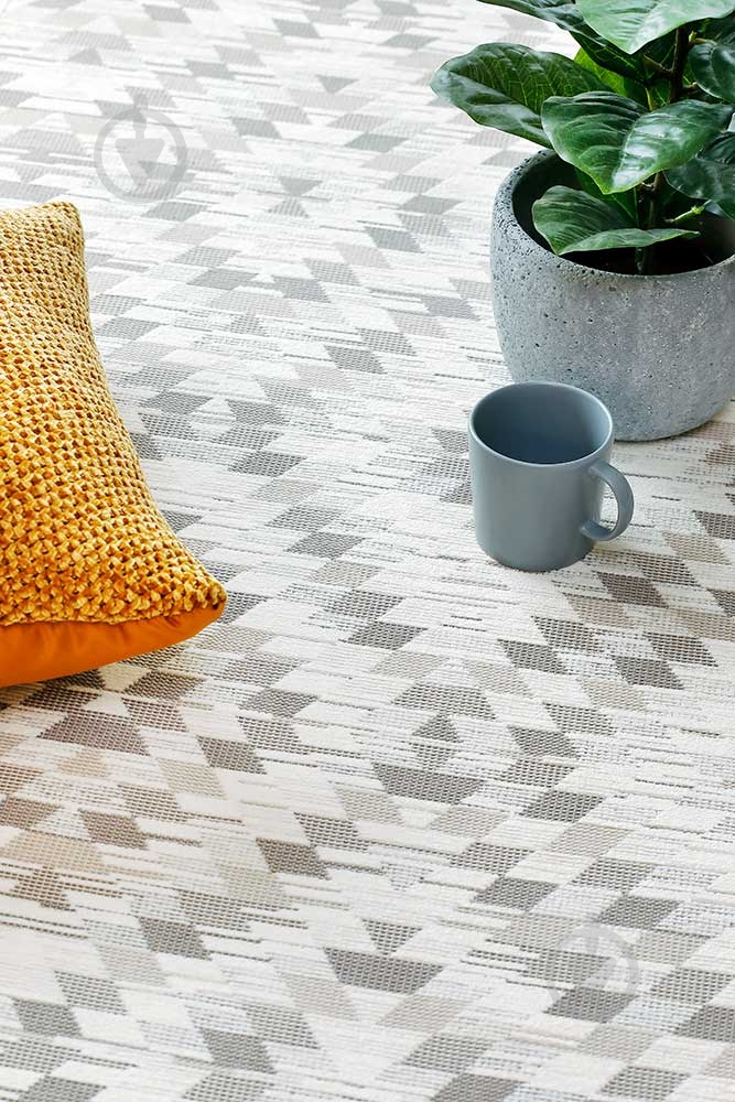 Ковер Narma VERGI white 80x250 см двусторонний - фото 7